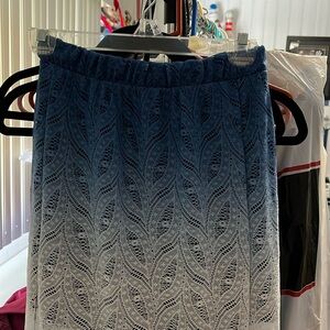 Long maxi ombré skirt